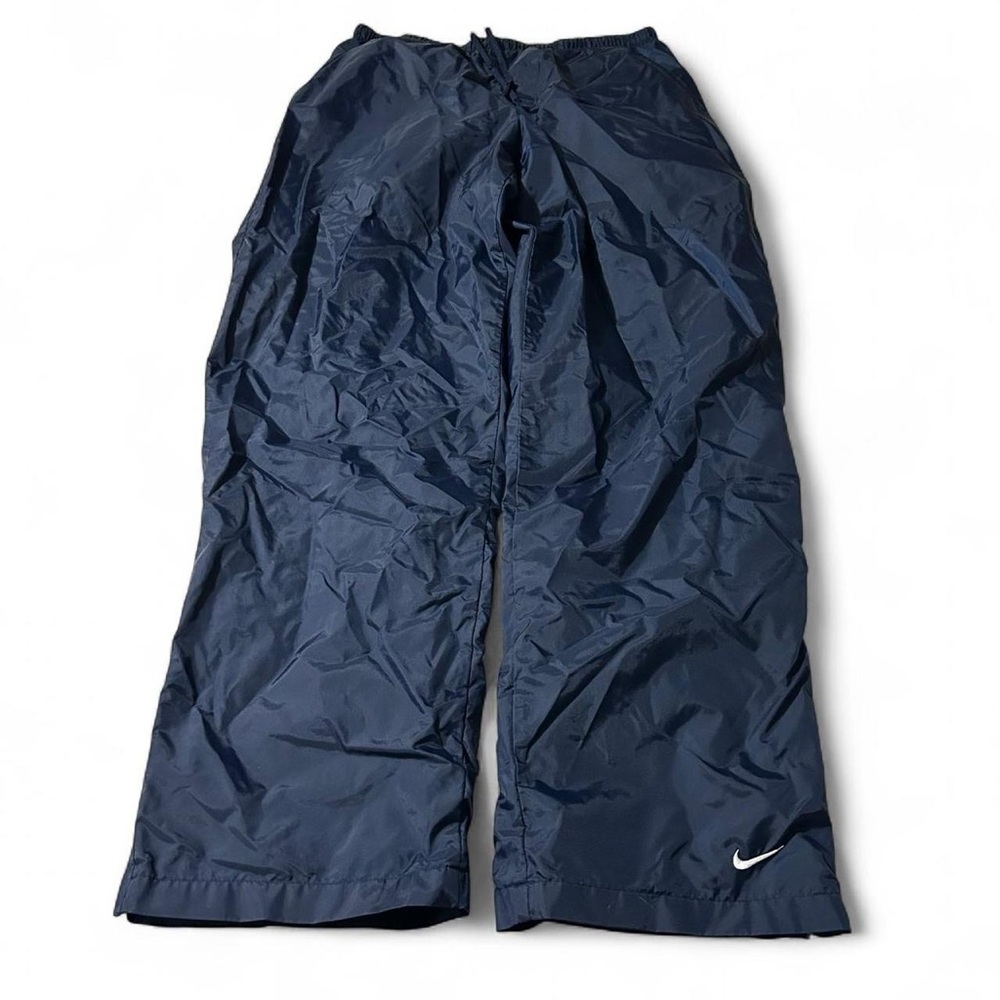 Vintage Y2K Nike Baggy Track Pants Navy Size Medium